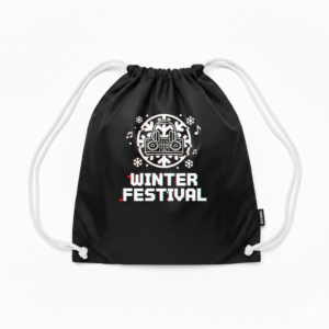 Bolsa Drawstring Ligera Winter Festival Techno Gym Bag