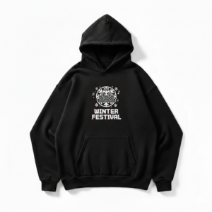 Sudadera Hoodie Premium Winter Festival Techno